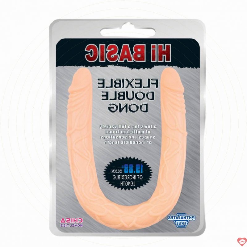 Dương vật giả 2 đầu silicon mềm mại Chisa Hi Basic kích thích mạnh 