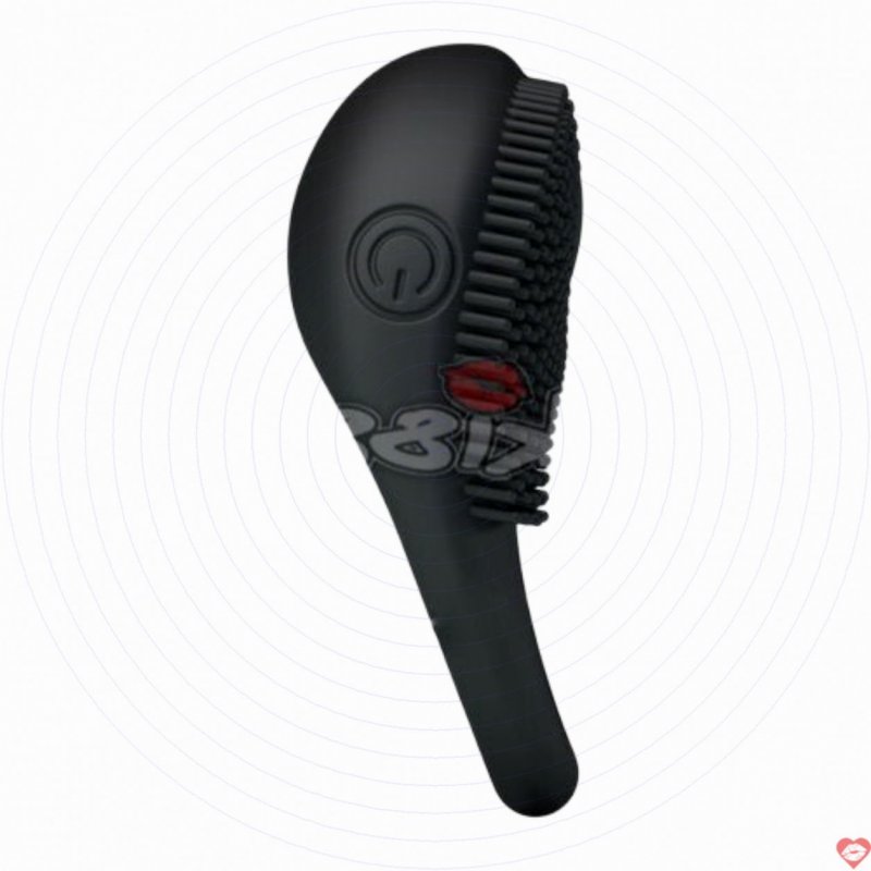 Vòng rung gai Prettylove Thorn silicon đen tăng khoái cảm đôi 