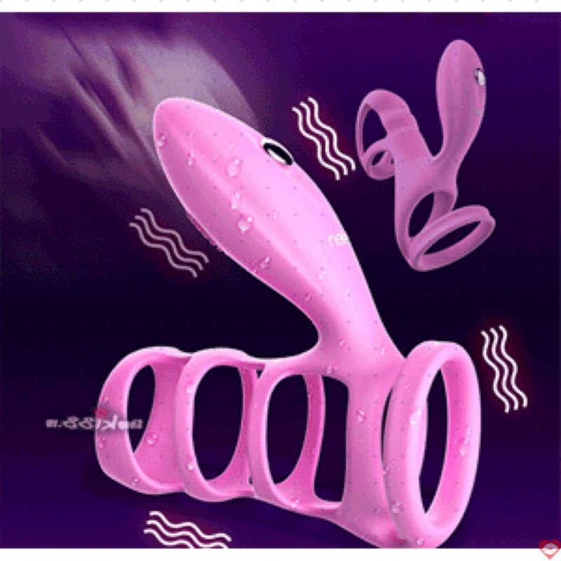Vòng rung quai đeo bìu Leten Thunder tăng khoái cảm mạnh mẽ 