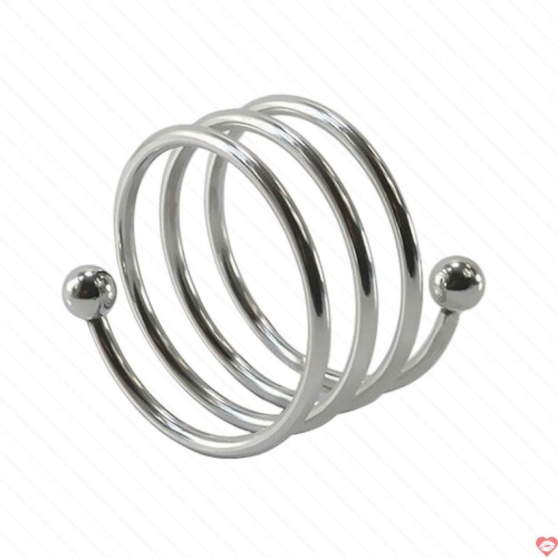 Vòng lò xo inox đa kích cỡ sextoy nam tăng khoái cảm 