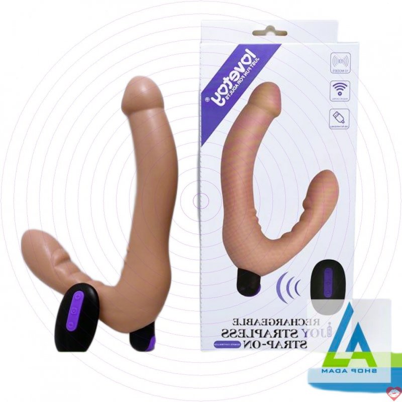 Dương vật giả 2 đầu điều khiển từ xa Lovetoy chất liệu silicon mềm mại kích thích mọi cảm xúc 