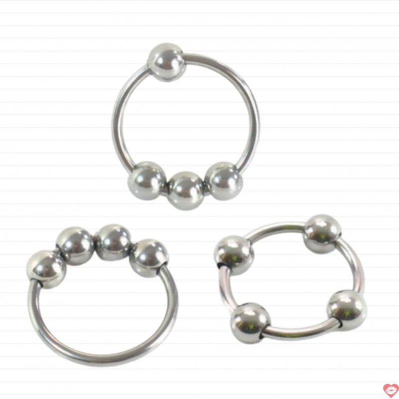 Vòng đeo inox 4 bi kéo dài thời gian tăng khoái cảm mạnh mẽ 
