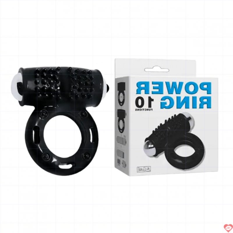 Vòng rung silicon Baile Power Ring 10 chế độ tăng cực khoái 