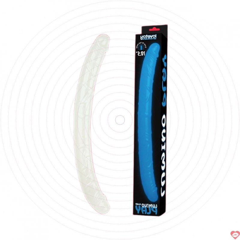 dương vật giả 2 đầu lovetoy lumino play 18,5 inch silicon cao cấp 