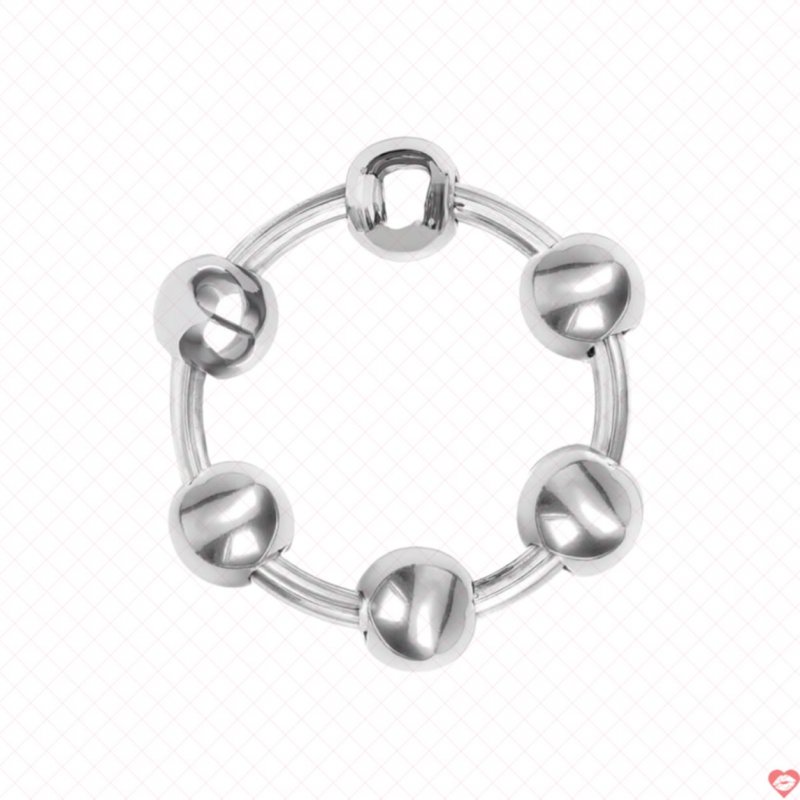 Vòng đeo inox 6 bi kéo dài thời gian tăng khoái cảm nam 