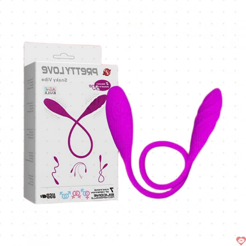 Trứng rung Pretty Love Snaky Vibe 2 đầu sạc tiện lợi 7 chế độ 