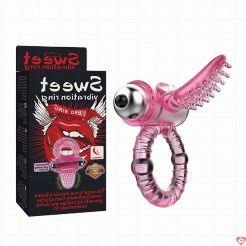 Vòng rung lưỡi liếm Sweet silicon cao cấp tăng khoái cảm nhanh 