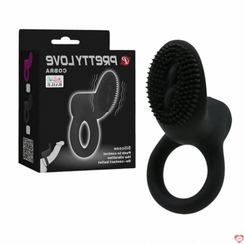 Vòng rung lưỡi liếm nhiều gai Pretty Love Cobra kích thích cực đỉnh 