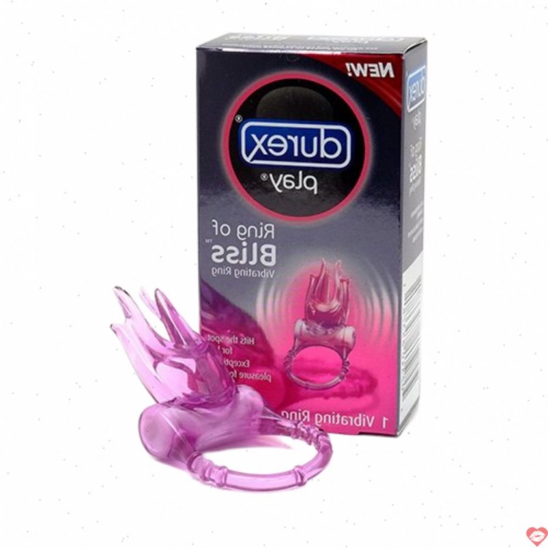 Vòng rung lưỡi liếm Durex Play Bliss silicon cao cấp kích thích cực mạnh 