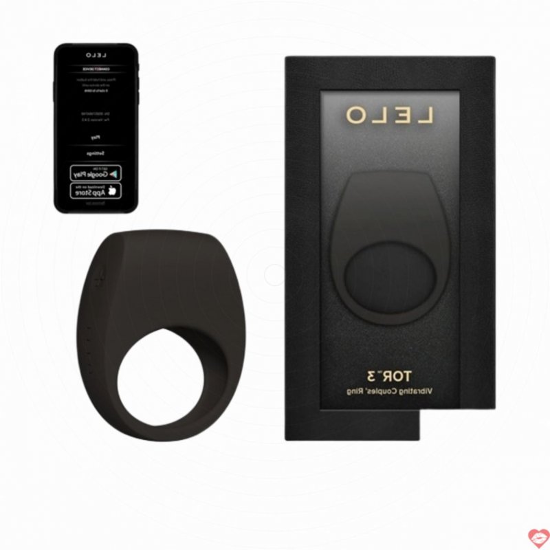 Lelo Tor 3 vòng đeo dương vật có rung và điều khiển từ xa qua app