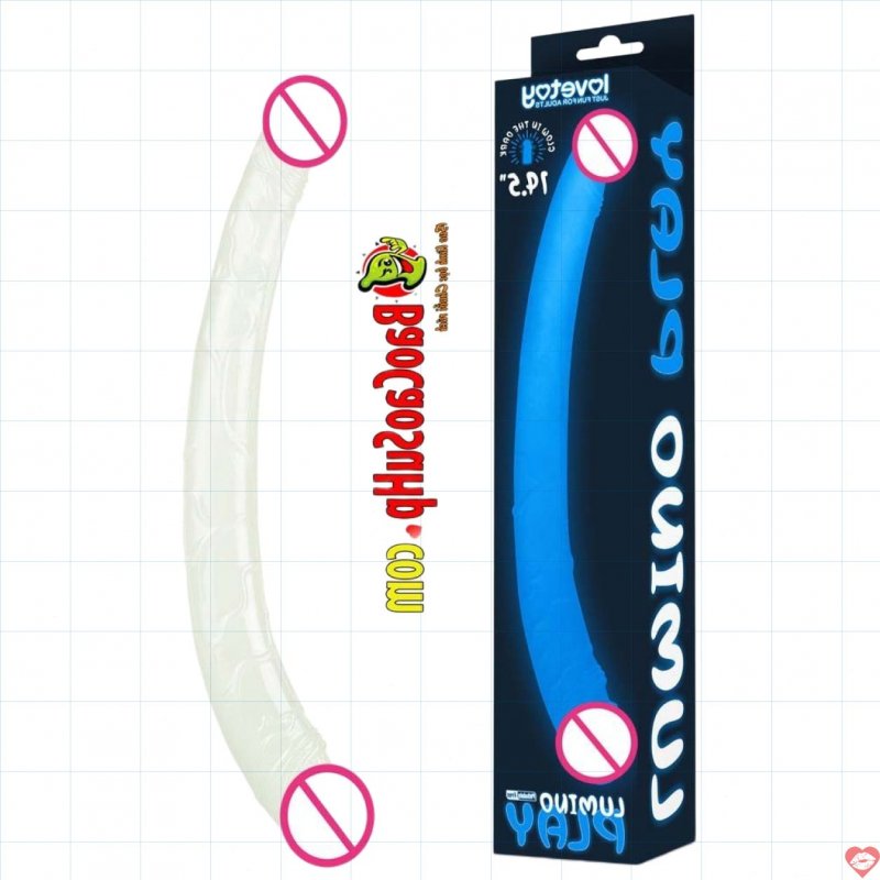 Dương vật 2 đầu phát sáng đêm LOVETOY Lumino Play Harold siêu hấp dẫn 