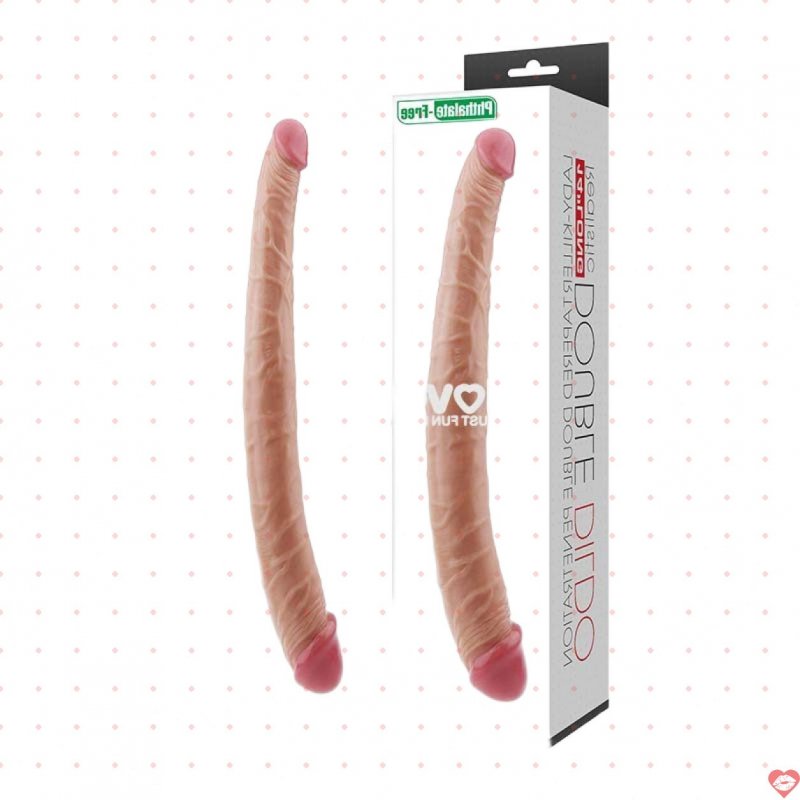 Dương vật giả 2 đầu Lovetoy King Size mềm mại kích thước đa dạng chuẩn kích thích 