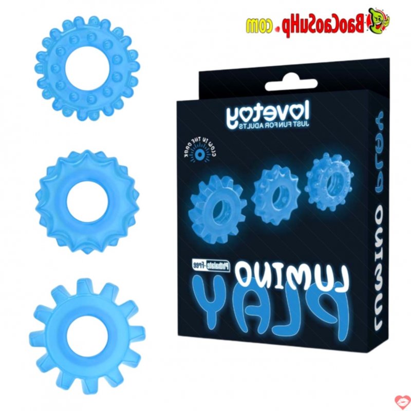 Bộ vòng đeo Lovetoy Domino phát sáng kéo dài và tăng khoái cảm