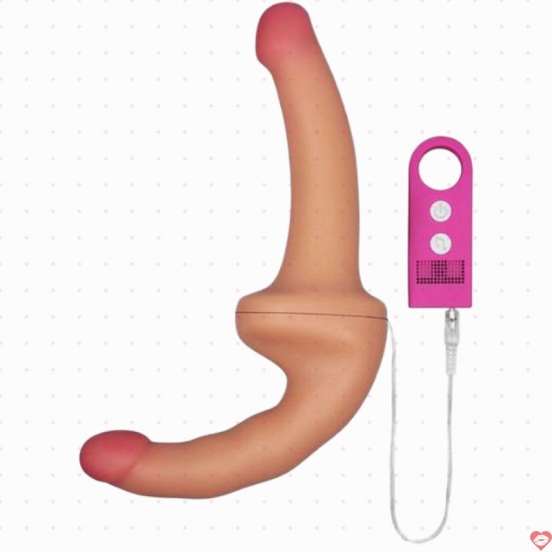 Dương Vật Giả 2 Đầu Lovetoy Holy Rung Cảm Ứng Silicon An Toàn 