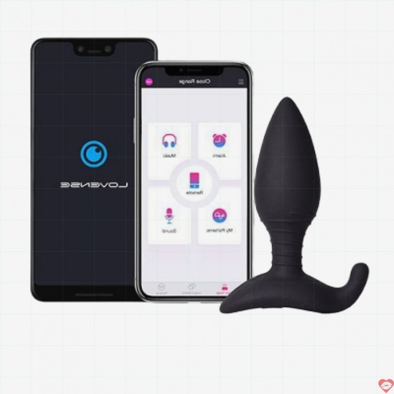 Phích rung hậu môn Lovense Hush điều khiển thông minh từ xa qua app DC93A