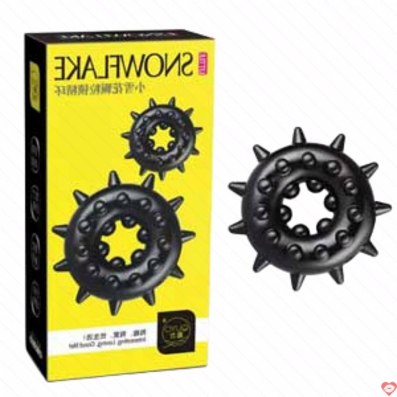 DC48E Vòng gai silicone đeo dương vật làm vợ chồng sung sướng