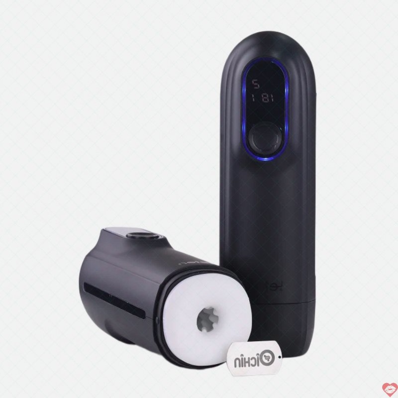 Leten Black Hole Mát Xa Thụt Co Bóp LED Đôi Sưởi Ấm Cao Cấp 