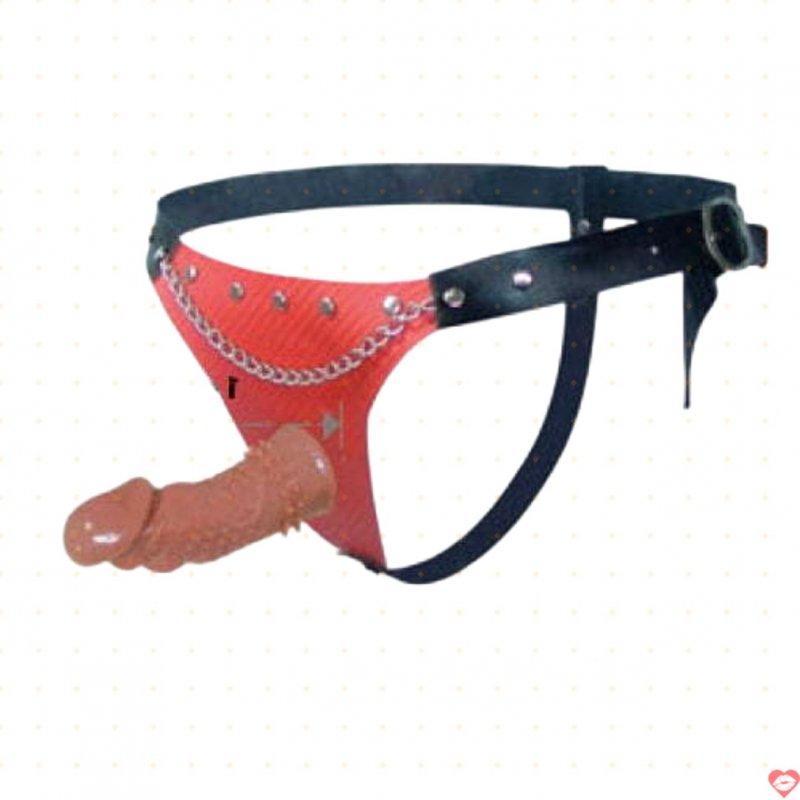 Sextoy dây đeo gai cho les dương vật giả cao cấp SHP666 
