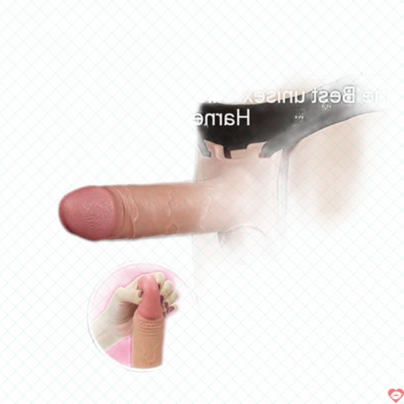 Đồ chơi sextoy nam cu giả rỗng ruột dây đeo chất lượng cao 