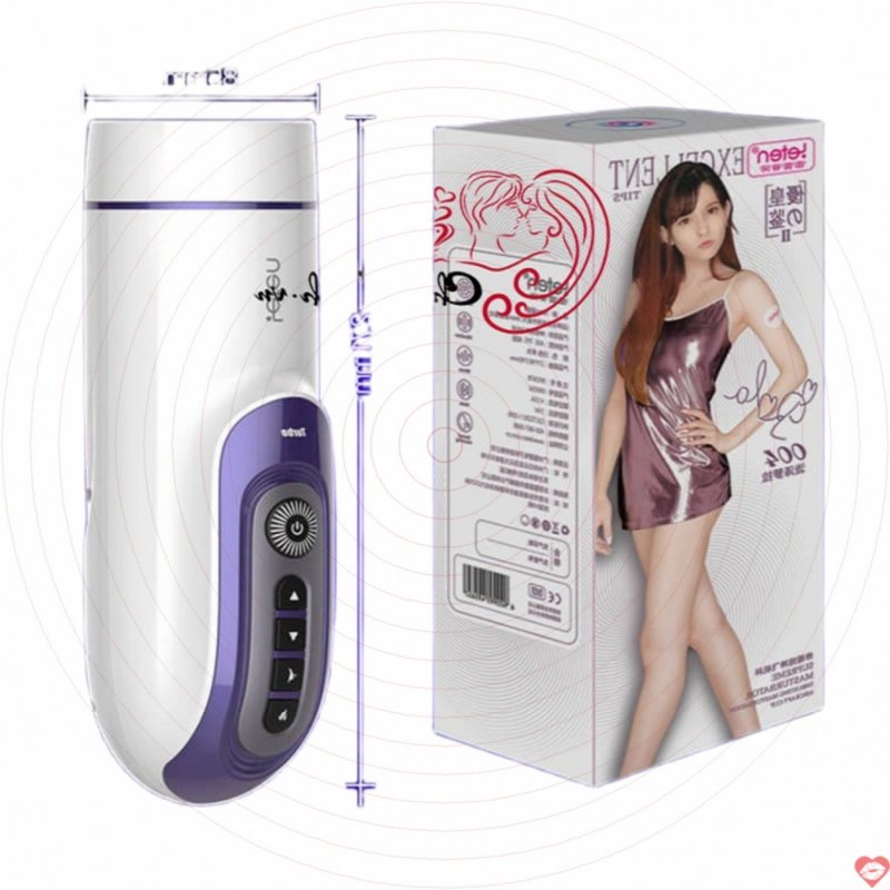 Máy thủ dâm Leten rung thụt sưởi ấm âm thanh pin sạc 