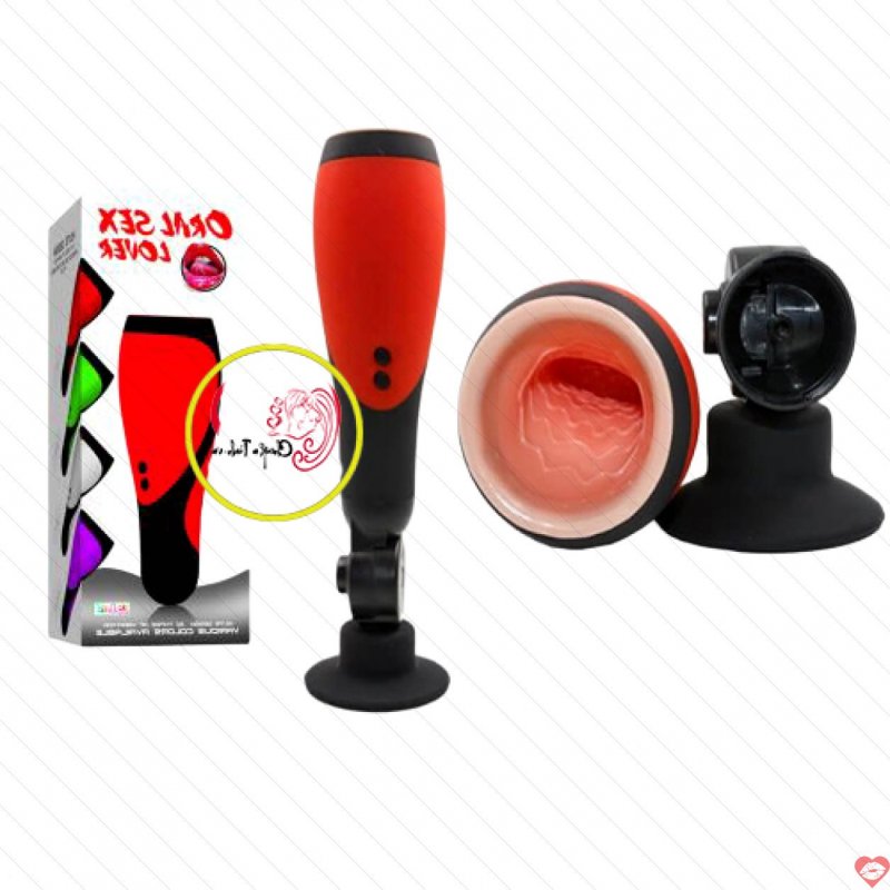 Máy bú mút tự động Oral sex lover có đế gắn tường