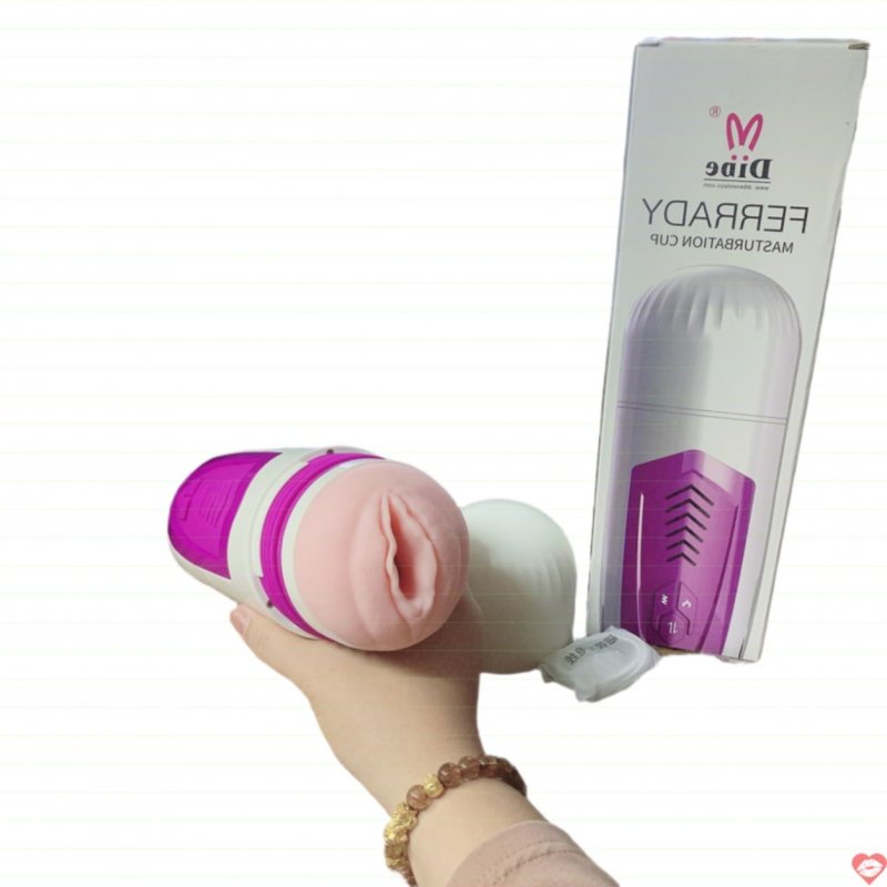 Âm đạo giả cao cấp thụt rung tỏa nhiệt Dibe
