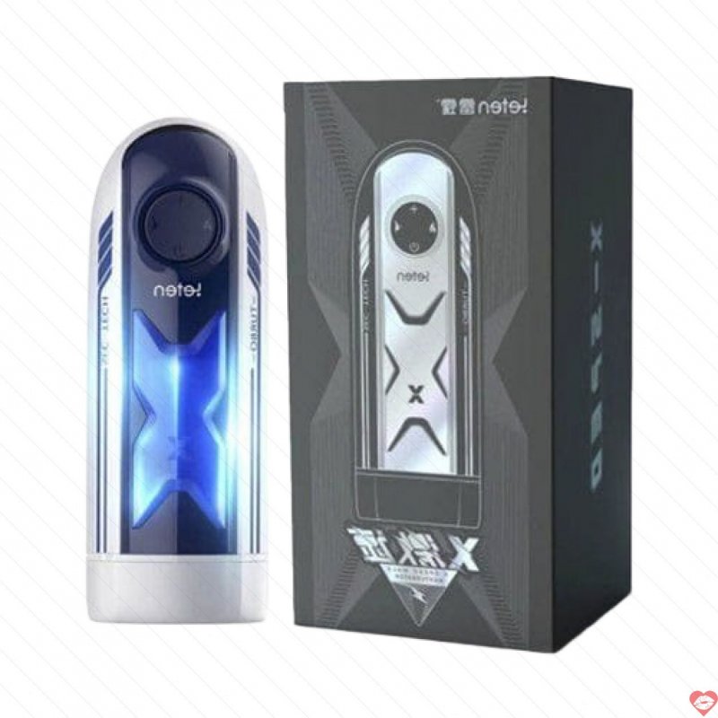 Leten X Speed Turbo máy tự sướng tự động thụt có sưởi ấm và âm thanh cho nam