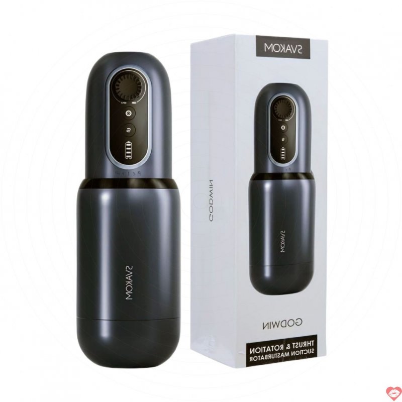 Máy Âm Đạo Xoay Thụt Svakom Godwin Gắn Tường Silicon Cao Cấp 