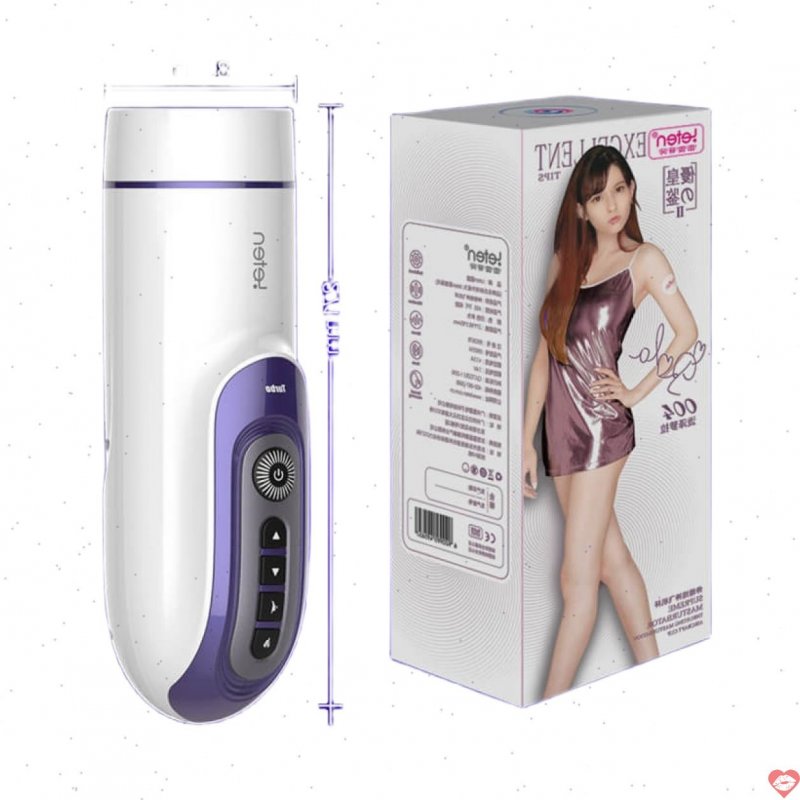 Âm đạo giả tự động Leten có âm thanh và sưởi ấm