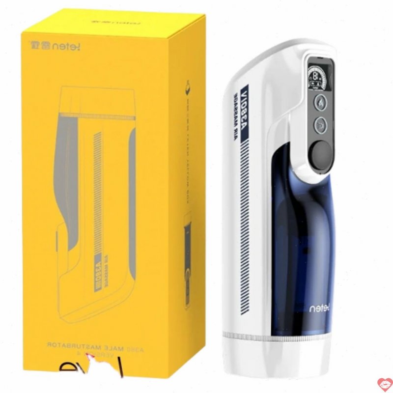Leten A380 V.4 âm đạo giả rung thụt co bóp sưởi ấm LCD 