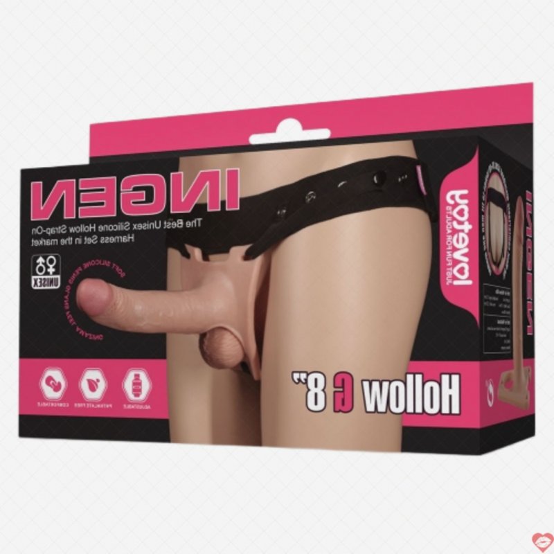 Dương vật giả dây đeo siêu mềm Lovtoy USA - Tăng kích thước & bền bỉ 