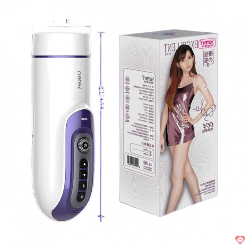 Máy Âm đạo giả tự động Leten có âm thanh và sưởi ấm AD33N