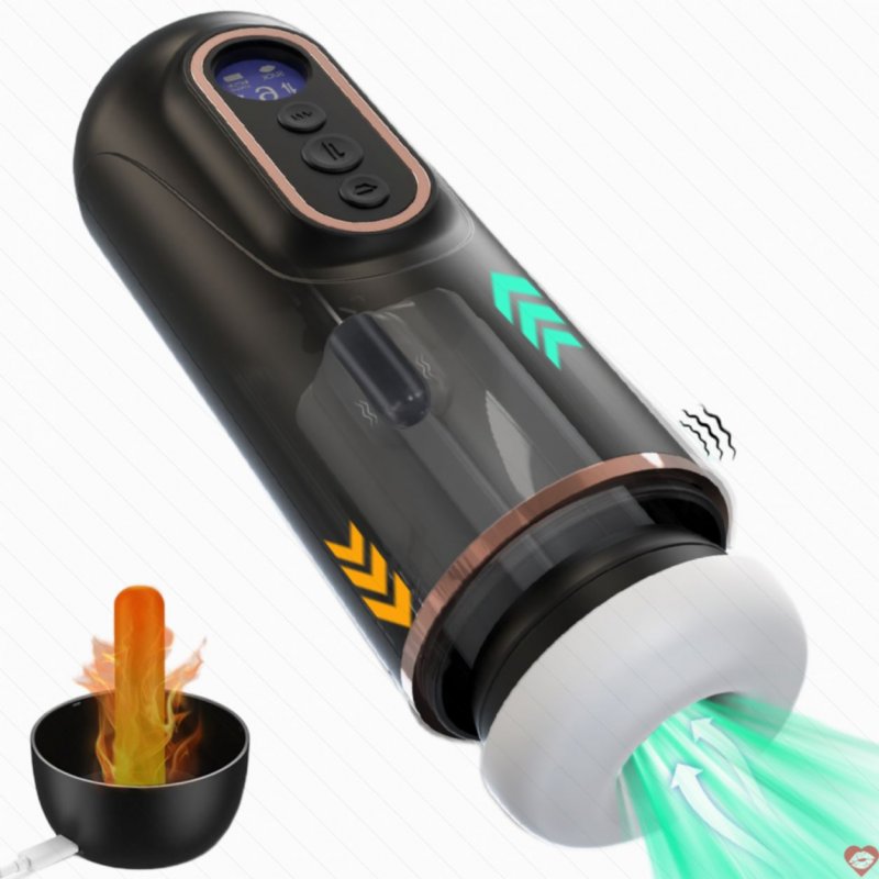Máy Thủ Dâm Tự Động Rung Thụt và Co Bóp Có Nhiệt Độ