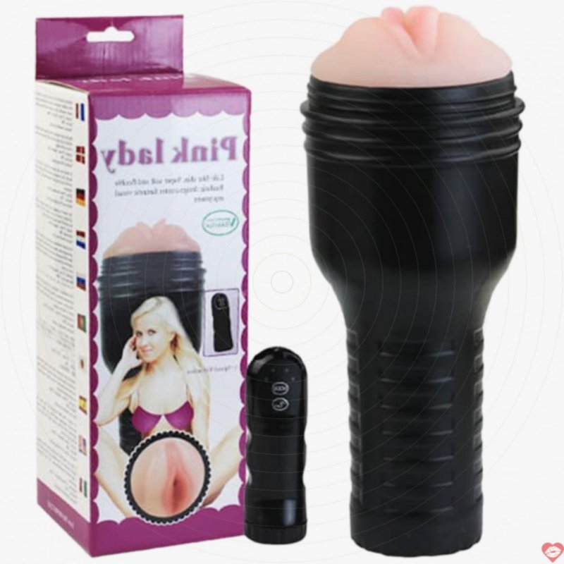 Âm Đạo Giả Đèn Pin Baile Pink Lady 7 Chế Độ Rung