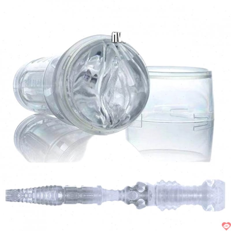 Đèn pin thủ dâm silicon cao cấp trong suốt trải nghiệm thật 