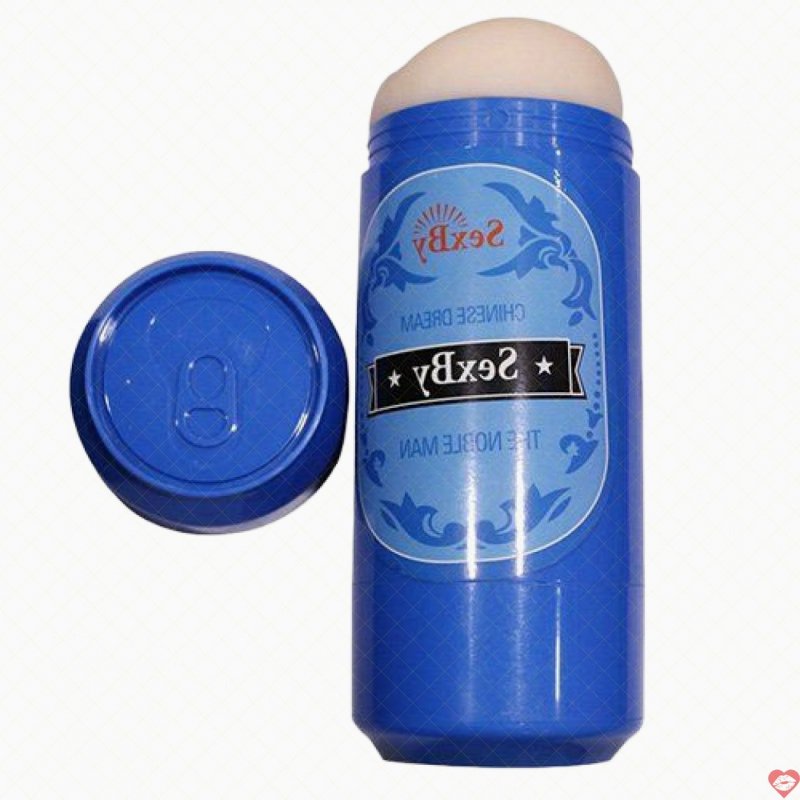 Âm đạo giả Sexby cốc lon bia rung mạnh, siêu thực, an toàn 