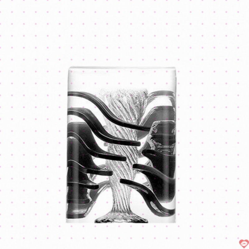 Âm đạo giả Tenga Crysta Leaf trong suốt, silicon mềm mại, an toàn 