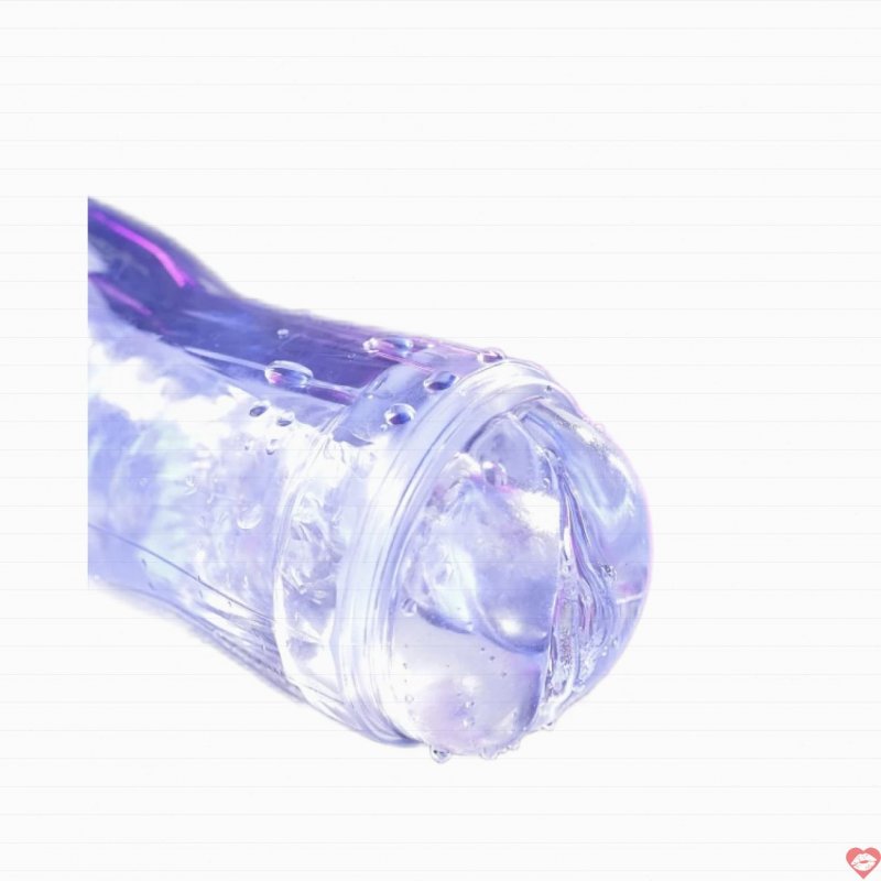 Cốc thủ dâm Ice crystal 2 đầu trong suốt mềm mại trải nghiệm mới 