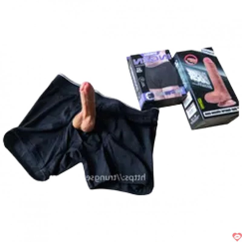 Combo sextoy lesbian quần cotton co giãn tặng dương vật giả 