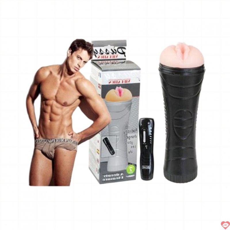 Âm đạo giả đèn pin rung 7 cấp độ sextoy nam cao cấp 