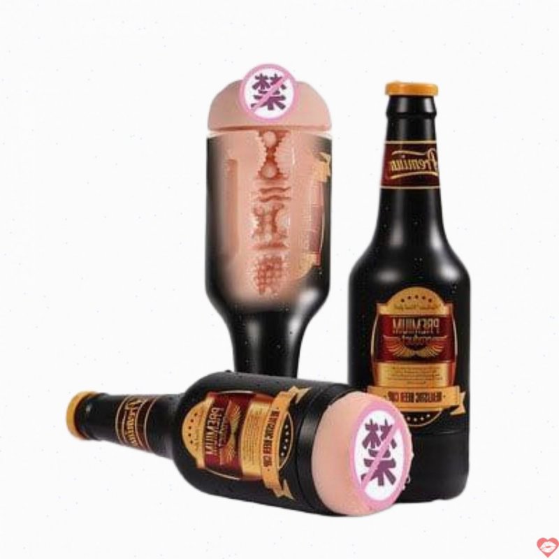 Đồ chơi người lớn âm đạo giả ngụy trang chai bia Prenium