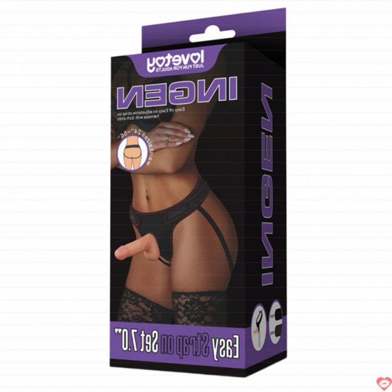 Dương vật giả dây đeo mềm mịn Lovetoy USA kích thích cực đỉnh 