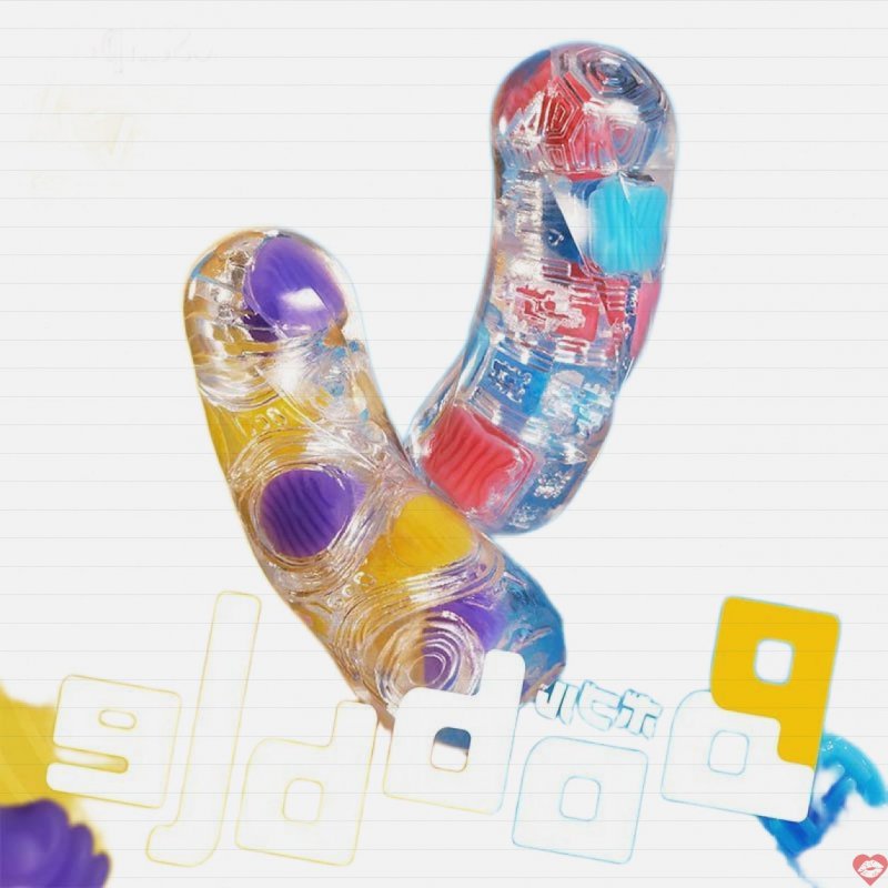 Cốc thủ dâm Nhật Bản Tenga Bobble mảnh ghép màu sắc độc đáo