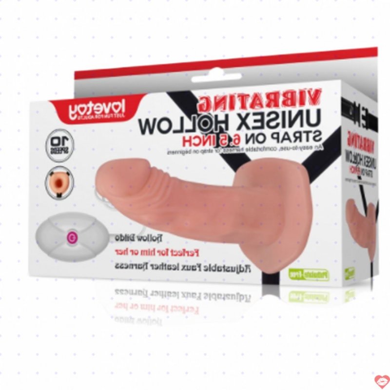 Dương vật giả dây đeo có rung kích thích mạnh mẽ Lovetoy USA DC65K 