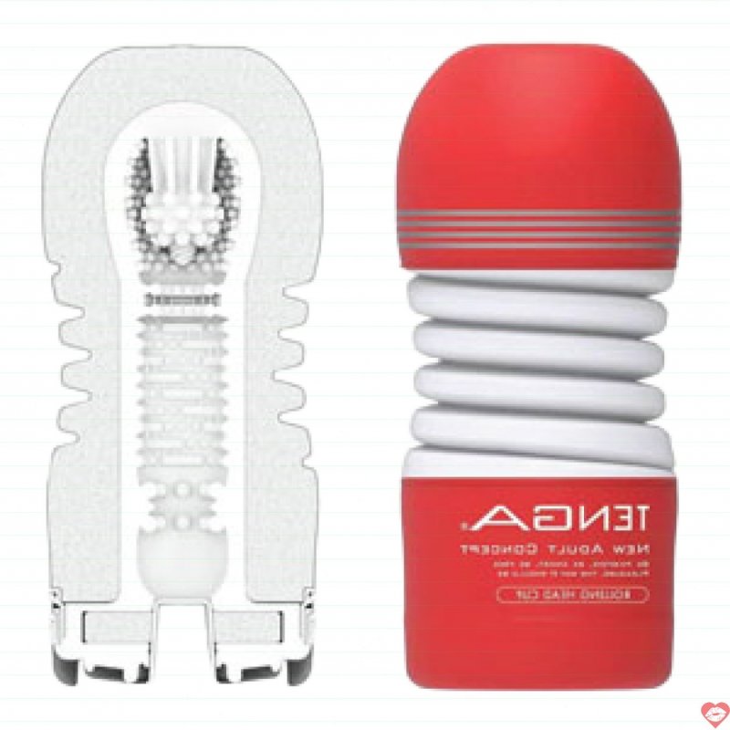 cốc thủ dâm Tenga Rolling Head Cup với thiết kế xoắn ốc điều chỉnh lực hút và kích thích mạnh