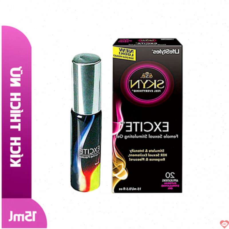 Gel tăng khoái cảm Excite 15ml kích thích hồng se khít âm đạo 