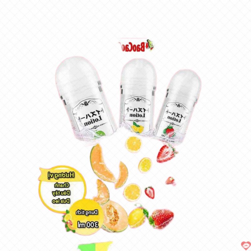 Gel bôi trơn 3in1 Nhật Bản cao cấp hương trái cây 300ml 