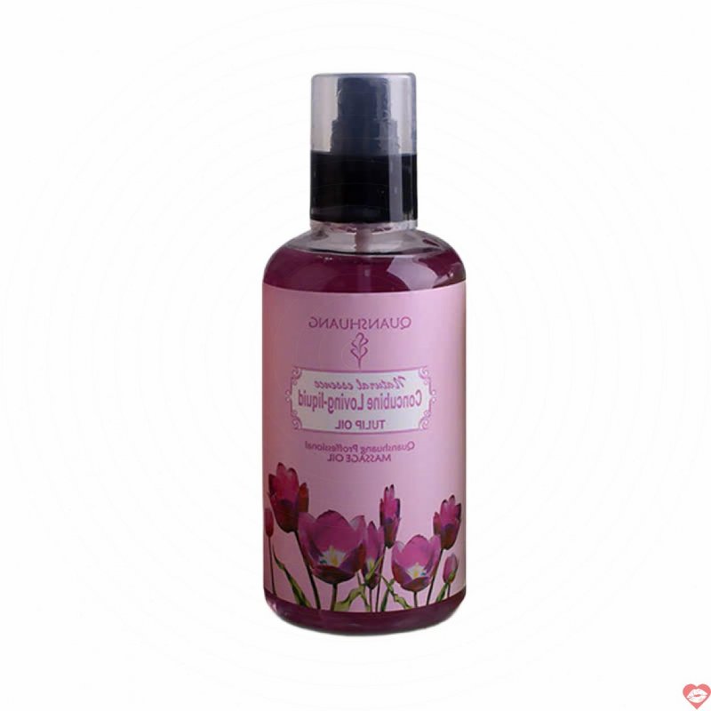 Dầu Massage Quanshuang Hương Tulip 300ml Thư Giãn Kích Thích 