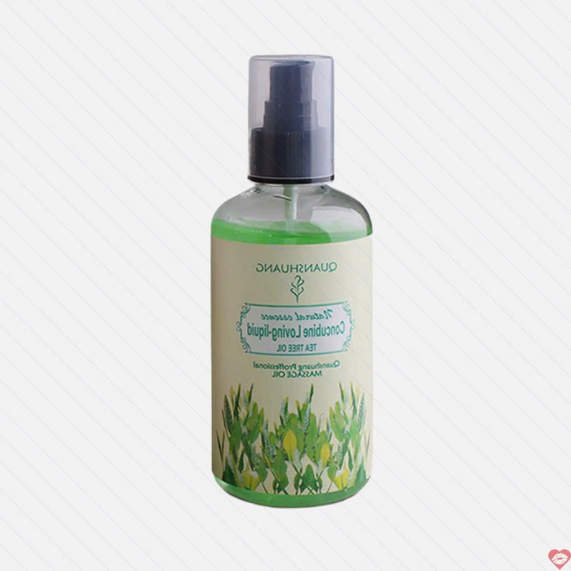 Tinh Dầu Massage Quanshuang Trà Xanh 300ml Dịu Nhẹ Thư Giãn Mềm Mịn 