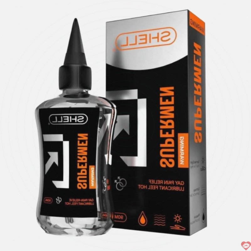 Gel bôi trơn ấm nóng Shell Supermen 90ml tăng khoái cảm, an toàn 
